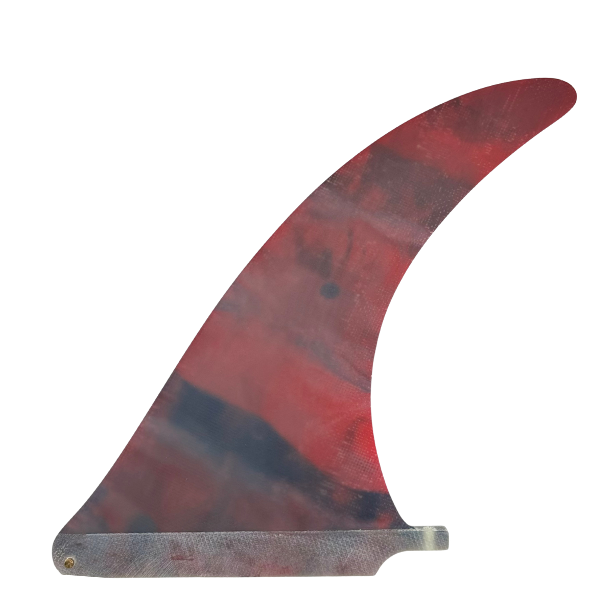 GUZI 11" Single Fin – Red / Blue