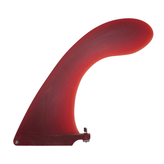 GUZI 9.5" Single Fin – Red Fade