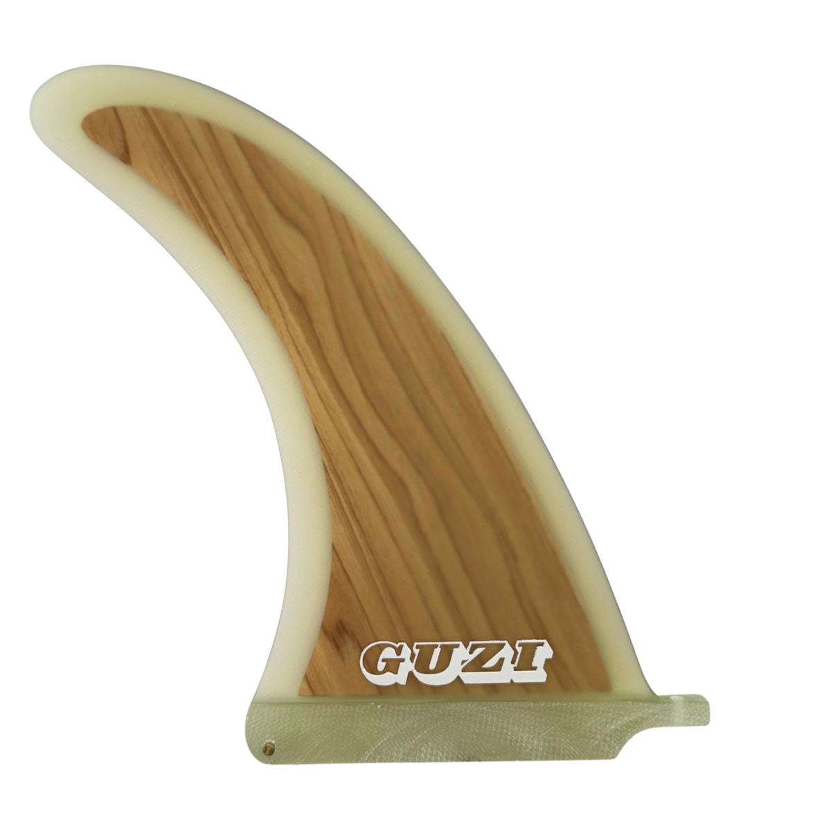 GUZI 10" Single Fin – Wood Veneer