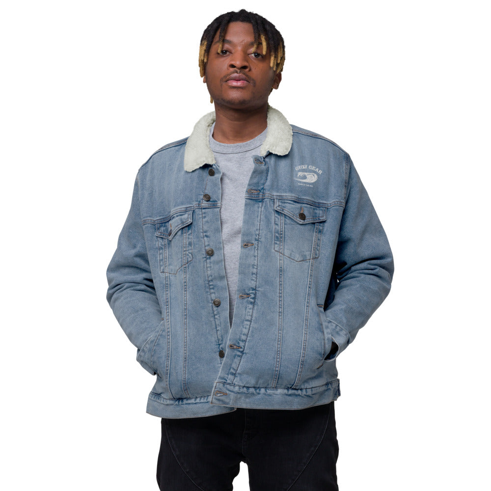 Guzi Denim Sherpa Jacket